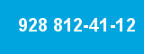 928 812-41-12